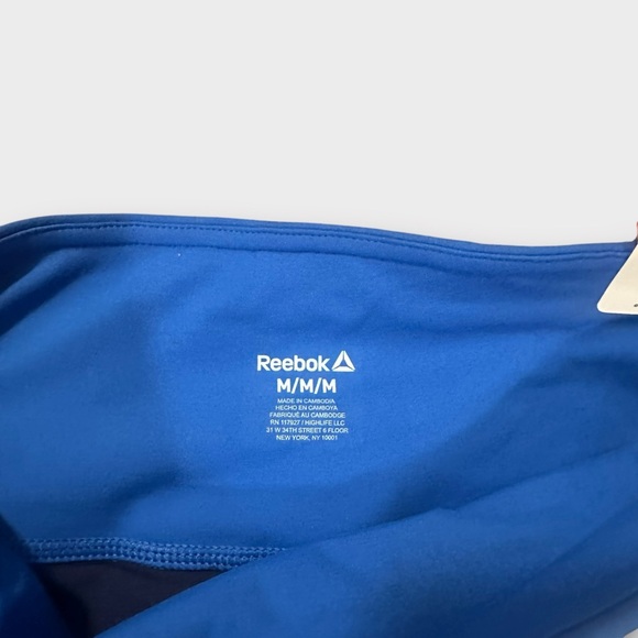 Reebok Two Tone Blue Performance Leggings - Picture 5 of 6